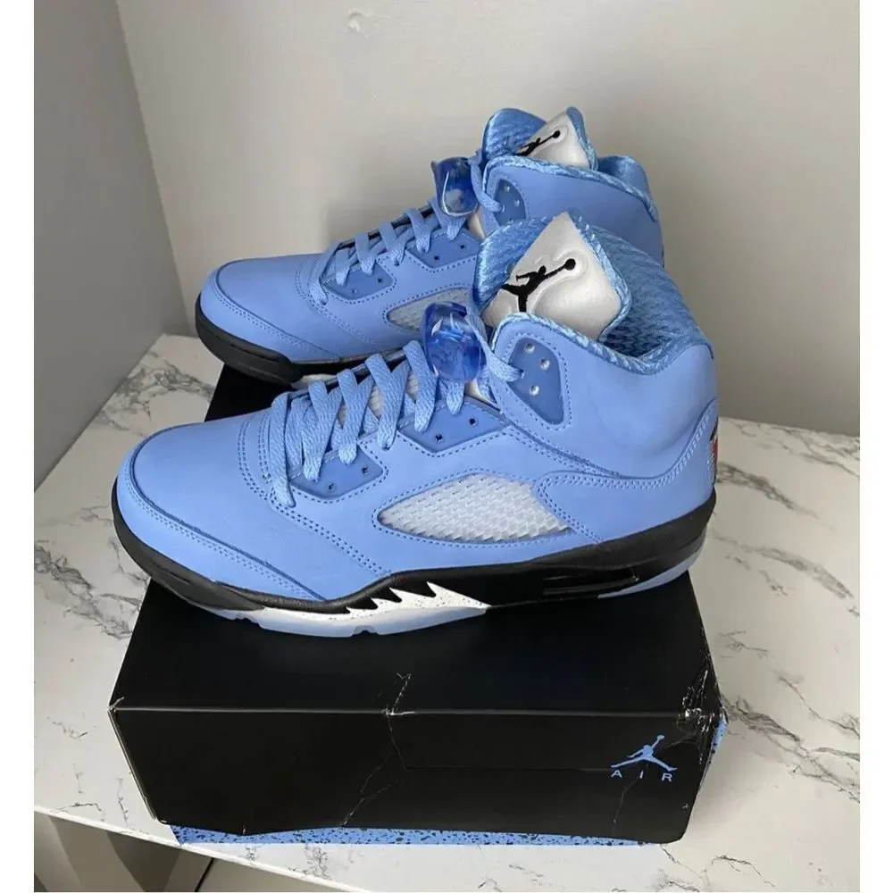 Nike Air Jordan 5 Retro SE UNC University Blue DV1310-401 Fashion Shoes size 10